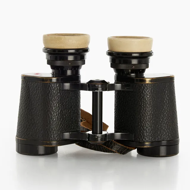 FÄLTKIKARE, 6x30, Carl Zeiss Jena, Nedinsco, s Gravenhage 1934, Nederländerna, kronmärkt för svenska försvaret KSP:4201G.
