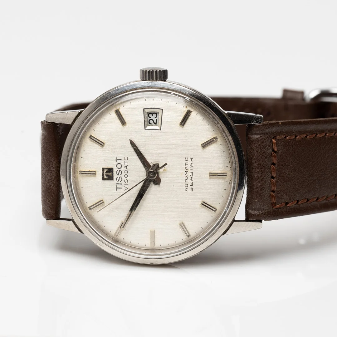 TISSOT, Visodate Seastar, armbandsur, automatisk, cal. 784 , stål, 1960-tal. — Wristwatches — Auktionshuset Kolonn