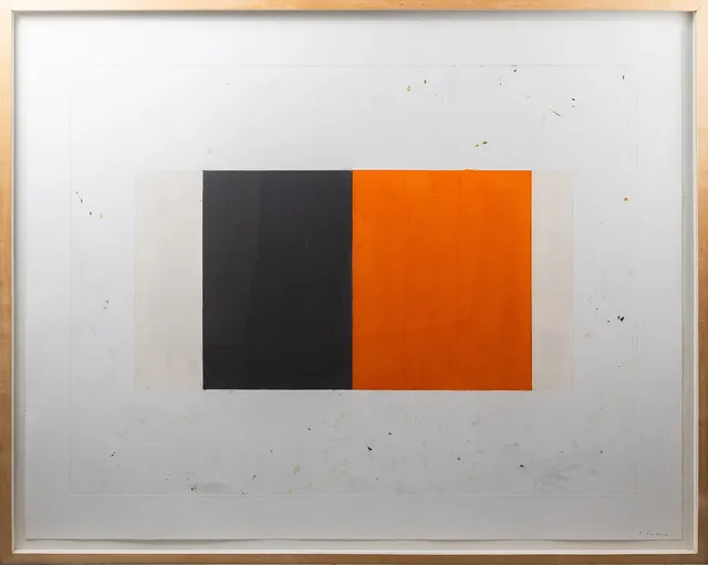 PETER HAHNE (FÖDD 1955). "Bild II", etsning.