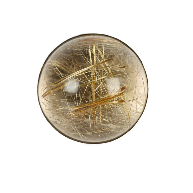 Bent Gabrielsen: Silver ring with rutilated quartz, dessin 169