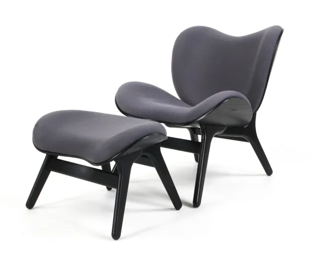 Anders Klem for Umage. Low armchair and stool model 'A Conversation Piece, Low' (2)