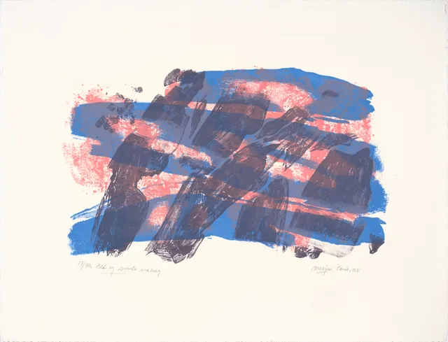Nesjar, Carl — "Blå og svarte svaberg" 2002