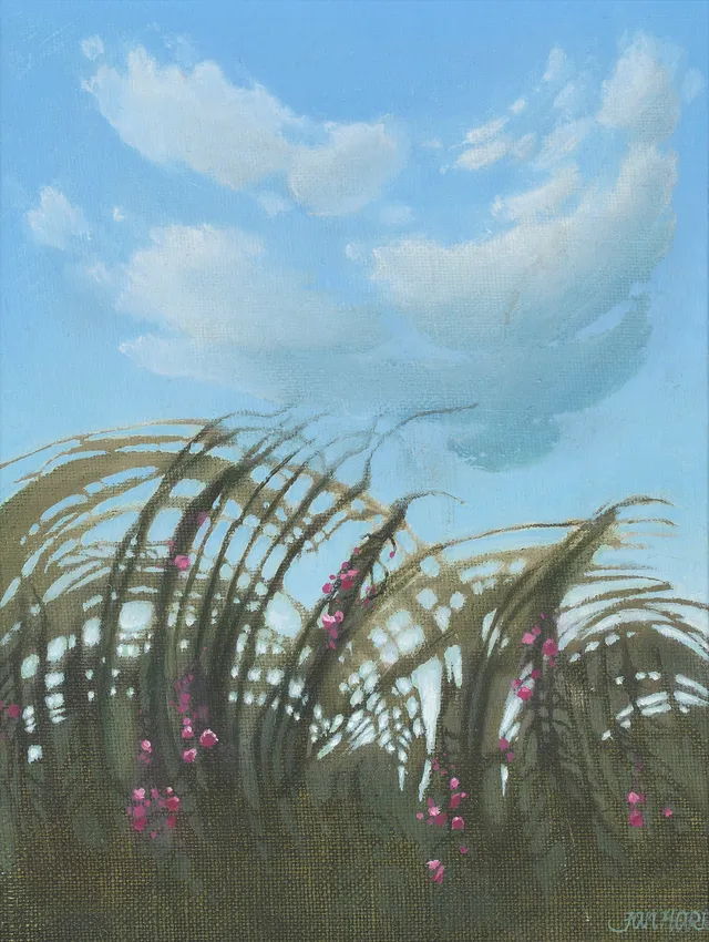 Harr, Jan — Rosa blomster, 1977 (trolig)