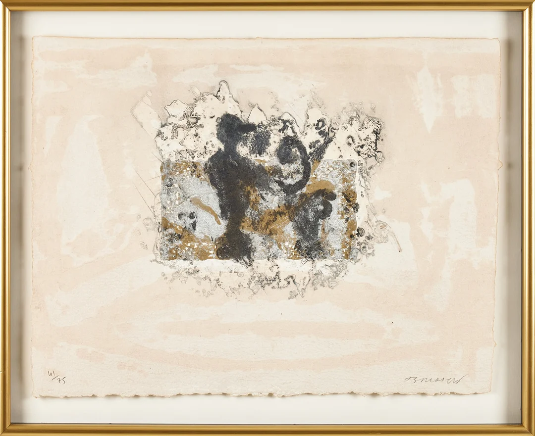 PIERRE MARIE BRISSON. Komposition, etsning, signerad, 41/75. — Engravings & Prints — Stockholms Auktionsverk Magasin 5