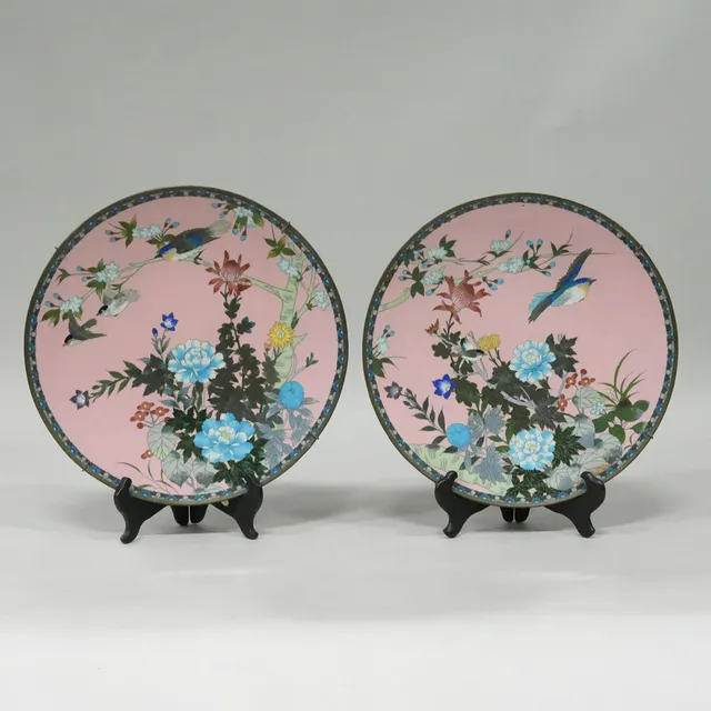 FAT, ETT PAR, KINA, CLOISONNÉ.