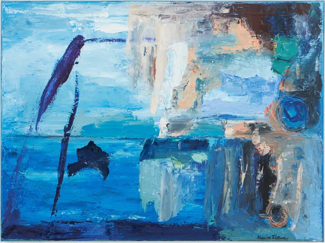 MARIE VON KRAEMER. " Mallorca in my Dreams", olja på duk, signerad.