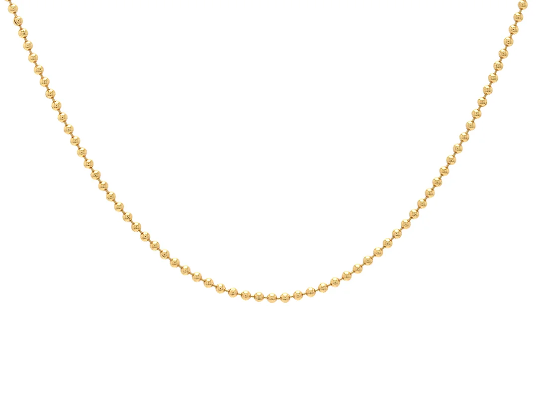 TIFFANY & CO, kedja, 18K guld, kullänk, längd 46 cm, vikt 2,1 g. — Smycken/Halskedja — Kaplans