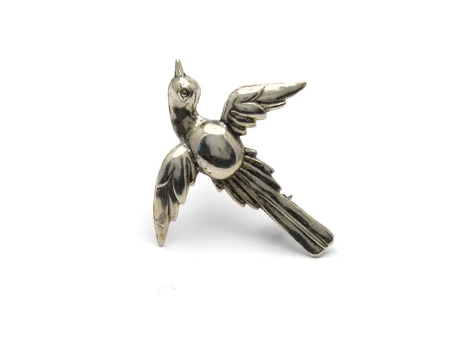 Brosch Silver S925 2,8g, Fågel ca3,4x3,7cm