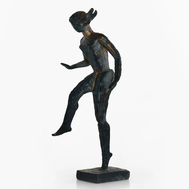 INGRID GEIJER RÖNNINGBERG (Piteå 1895–1983 Stockholm). Skulptur, patinerad brons, signerad, daterad -68, gjutarstämpel H. Bergman Cire Perdue.