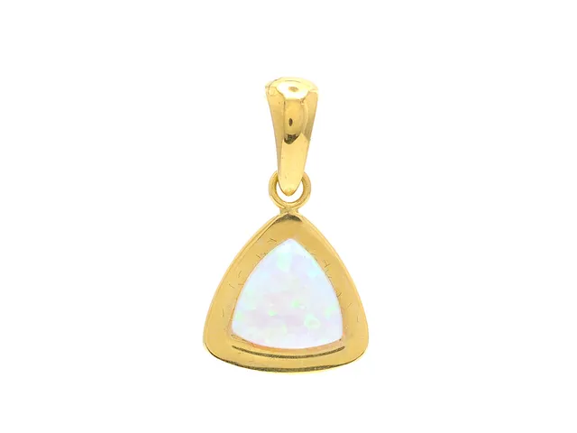 HÄNGE, 18K guld, syntetisk opal, vikt 2,5 g