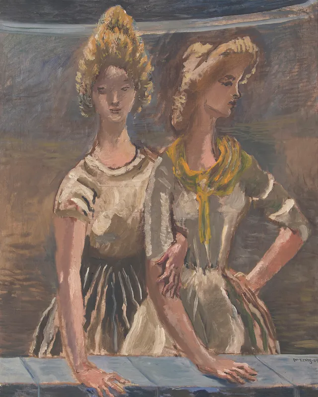 Krohg, Per — To kvinner, 1924