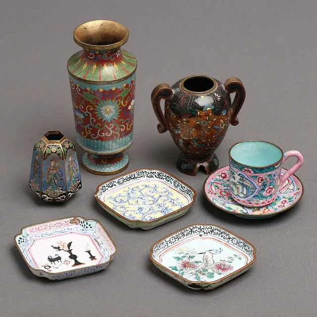 CLOISONNÈ, 8 delar, 1900-tal.