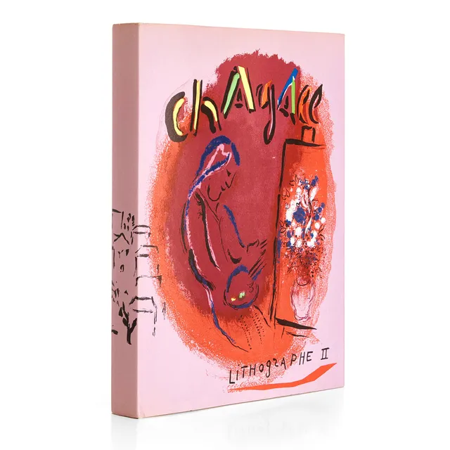 MARC CHAGALL, LITHOGRAPHE II, 1957-1962, innehållandes 11 originallitografier + omslag, Sauret 1963, fransk text.