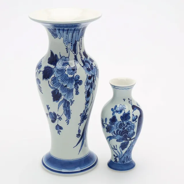 VASER, 2 delar, porslin, Delft, Holland, 1900-tal.