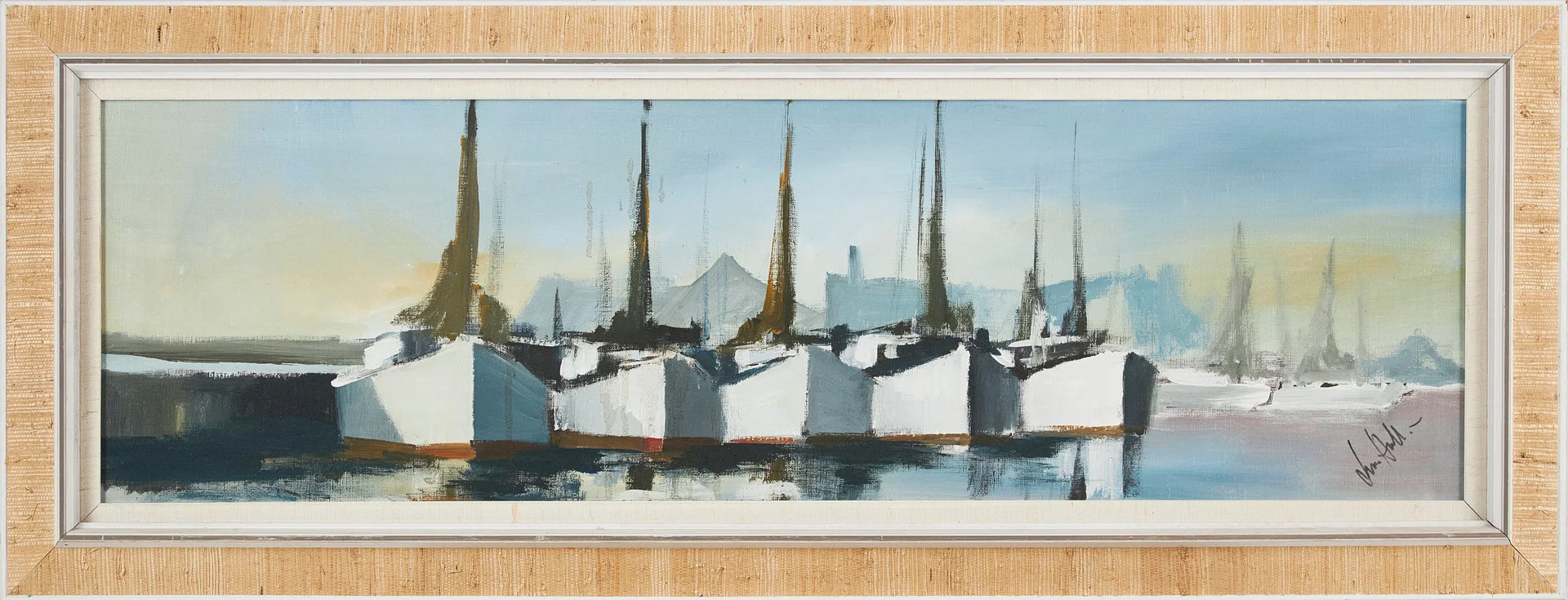 LARS HALL. "Bohuslän", olja på duk, signerad. — Paintings — Stockholms Auktionsverk Magasin 5