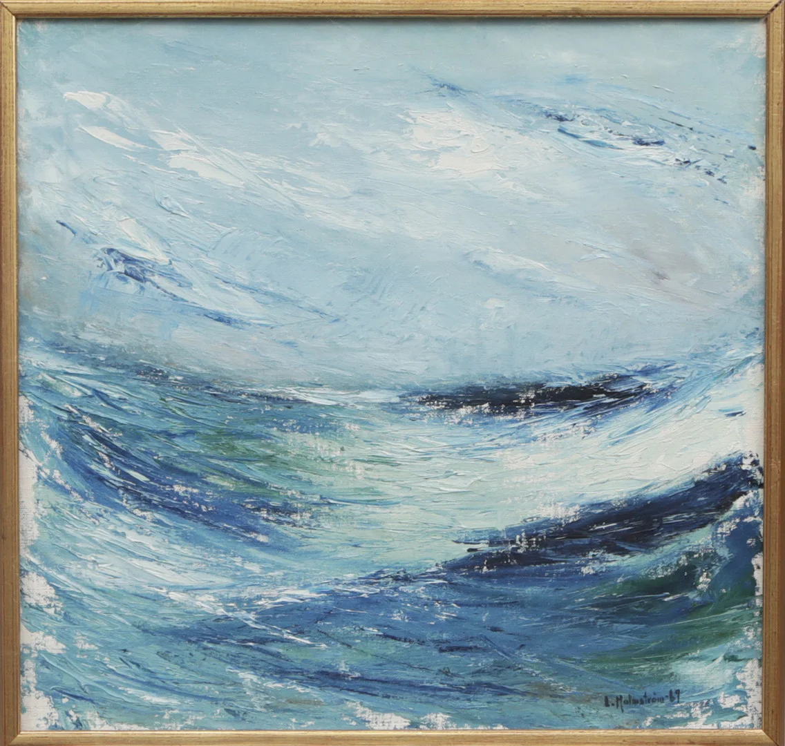 LENNART MALMSTRÖM. OLJA på duk, Hav II, signerad, 1969. — Paintings — Kalmar Auktionsverk