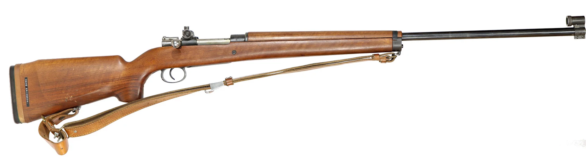 GEVÄR, fabrikat Carl Gustav, modell 63, kaliber 6,5x55, tillv.nr 424903, se-nr begagnad. — Military weapons — Walter Borg