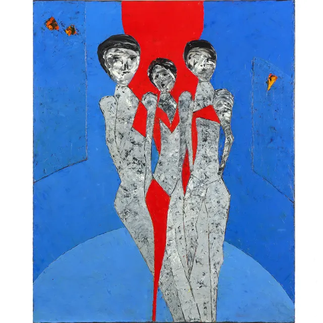 Lajos Flesser. 'The Gratier' Oil on canvas.
