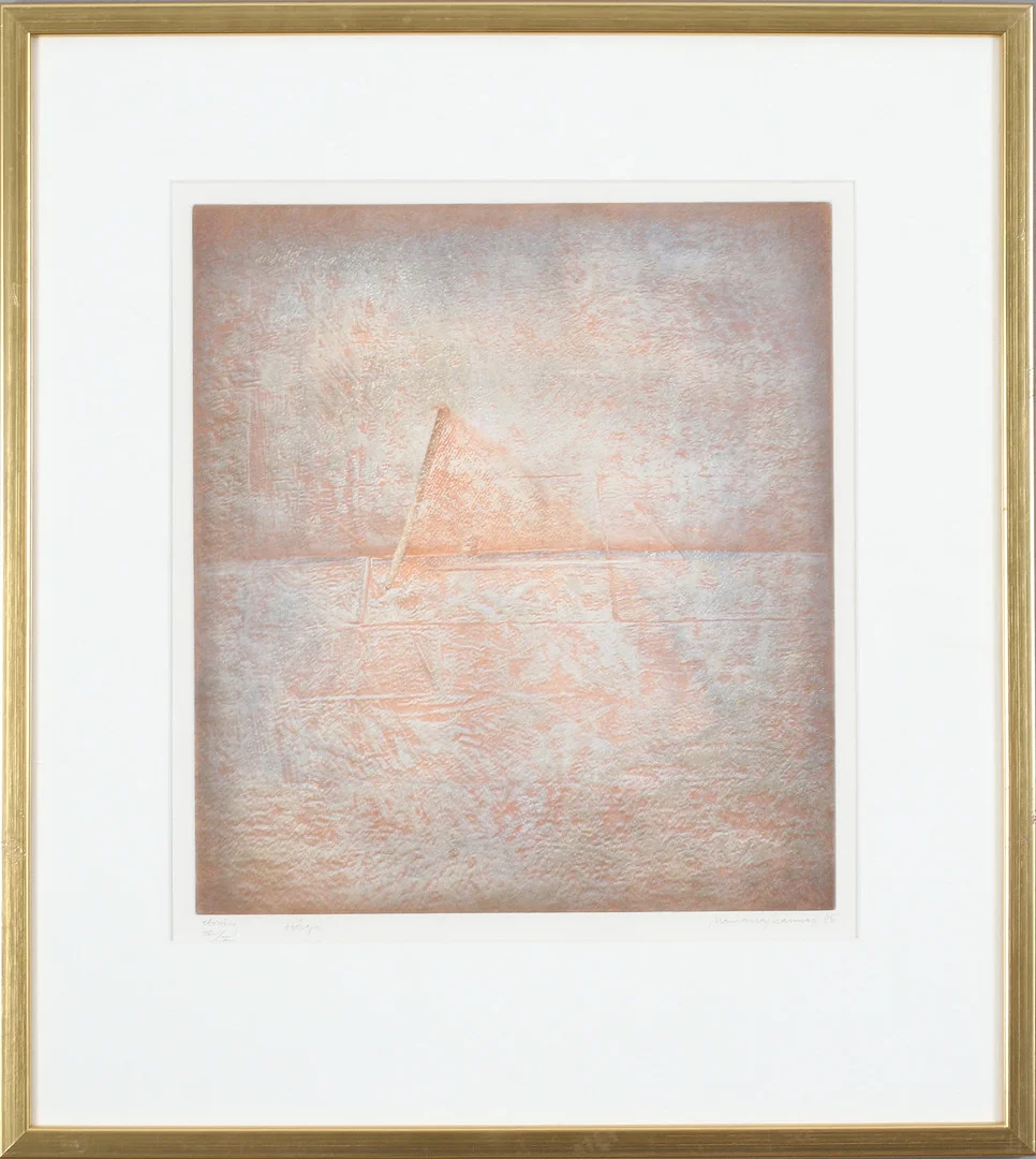 MARIANA MANNER. "Hägn", etsning, signerad och numrerad IV/V. — Engravings & Prints — Stadsauktion Sundsvall