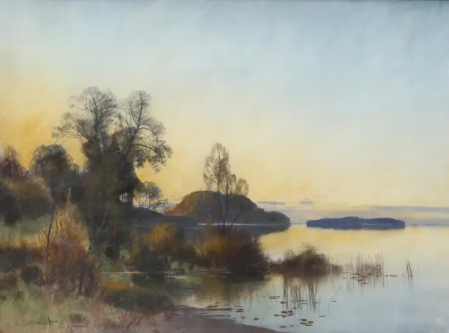 CARL BRANDT. Pastell, signerad och daterad 1905.