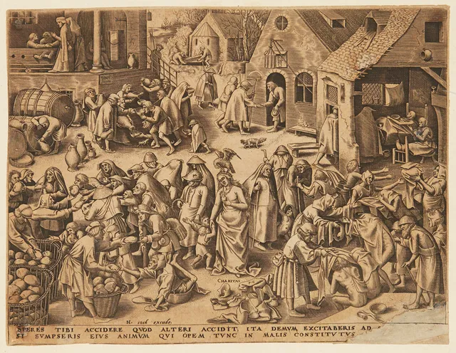 Galle, Philip — De syv dyder: Veldedighet (Charitas)