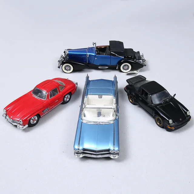FRANKLIN MINT, 4 st modellbilar, bland annat Cadillac Eldorado 1959.