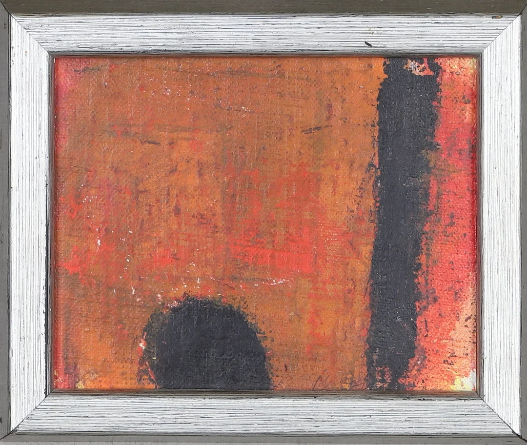 ÅKE BJURHAMN. "Sveaborg", Akryl på pannå, signerad och daterad 1992 a tergo. — Paintings — Gomér & Andersson Norrköping