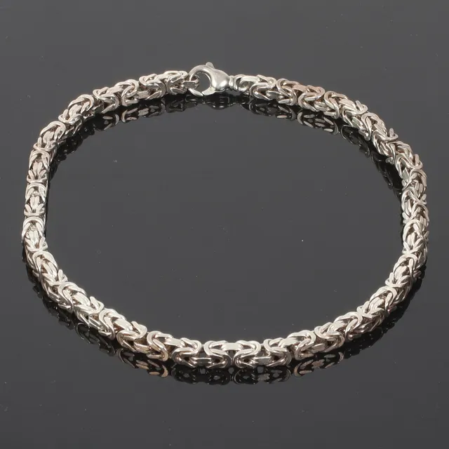 (2610-214) COLLIER, Sterling silver, "kejsarlänk", 1900-tal.
