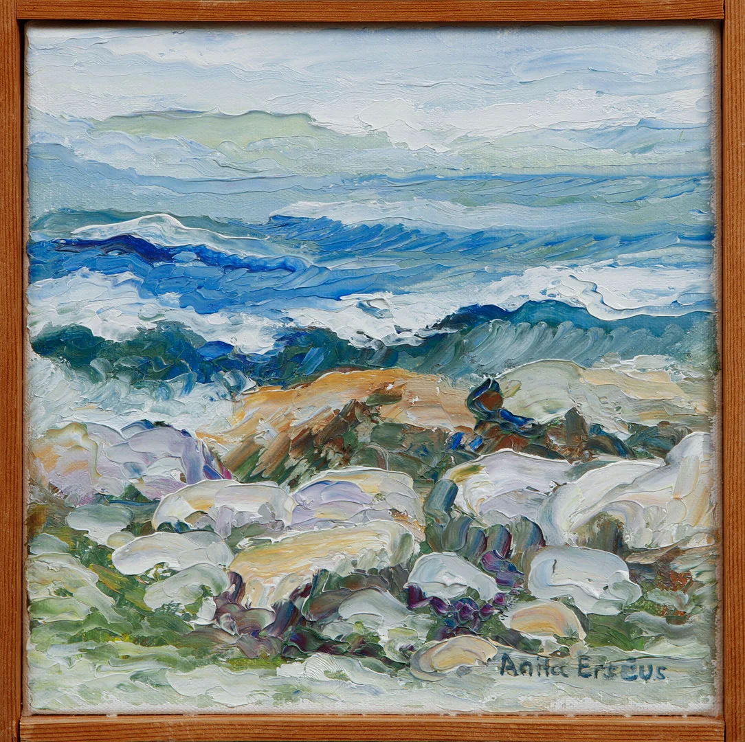 ANITA ERSÉUS. Oljemålningar, 2 st, signerade. — Paintings — Göteborgs Auktionsverk