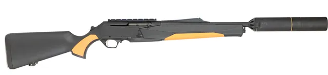 KULGEVÄR MED LJUDDÄMPARE, Halvautomatisk, fabrikat Browning, modell BAR Tracke MK3 HC, kaliber .308W, tillv.nr 311ZR05123, se-nr SE2765607.