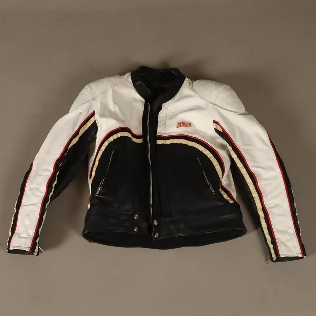 MC-JACKA, skinn, Rider Swedish design.