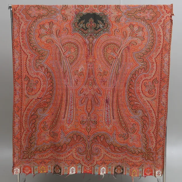 SJAL, ylle, paisley, 1900-tal.