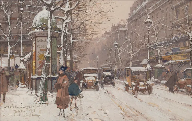 Galien Laloue, Eugène — "Carrefour Sebastopol" 1918