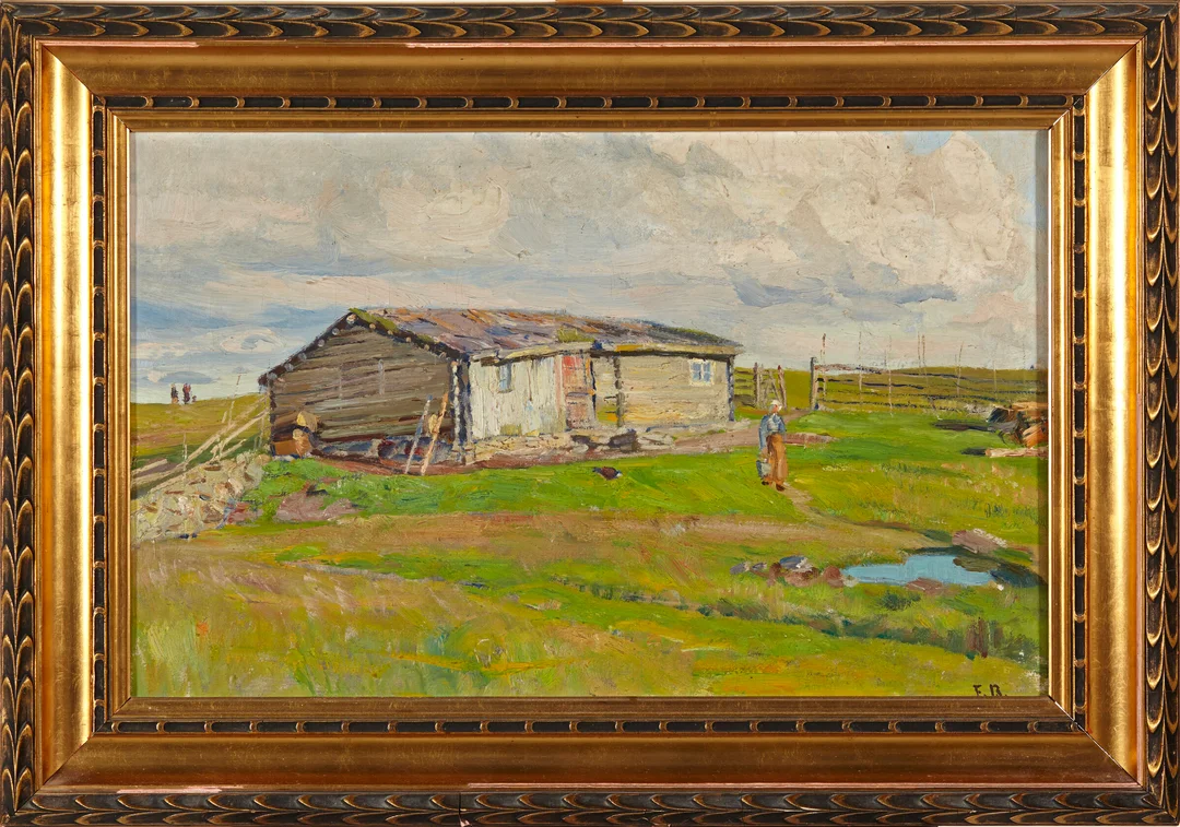 Borgen, Fredrik — Fra Gudbrandsdalen — Kunst/Maleri — Blomqvist