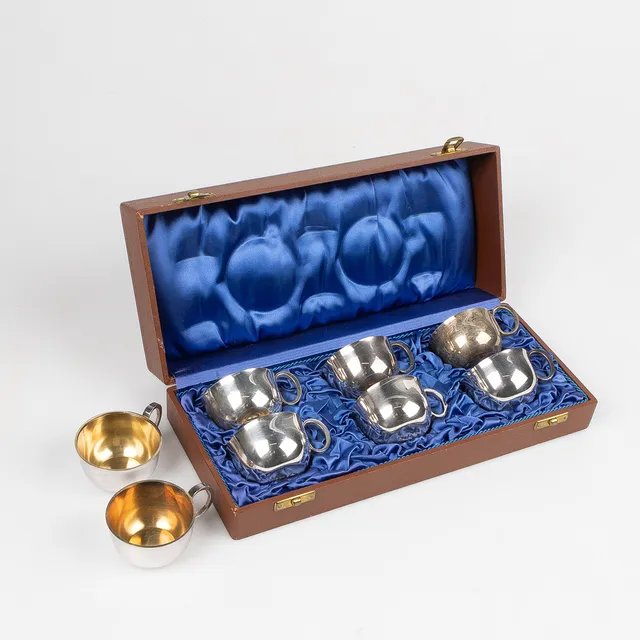 AINAR AXELSSON. Punschmuggar, silver, 8 st, GAB, 1956.