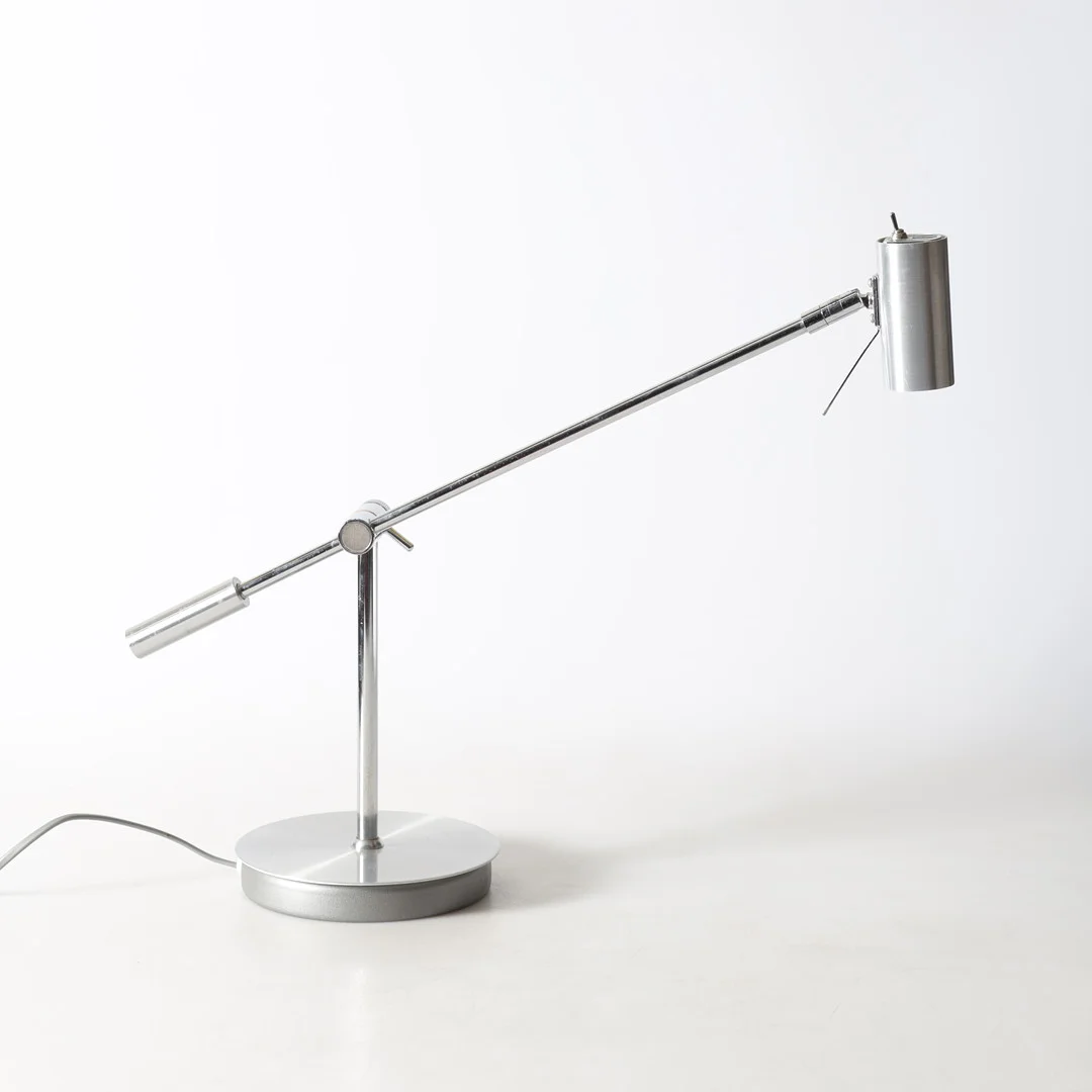 BORDSLAMPA, vitmetall, Belid. — Table Lamps — Gomér & Andersson Nyköping