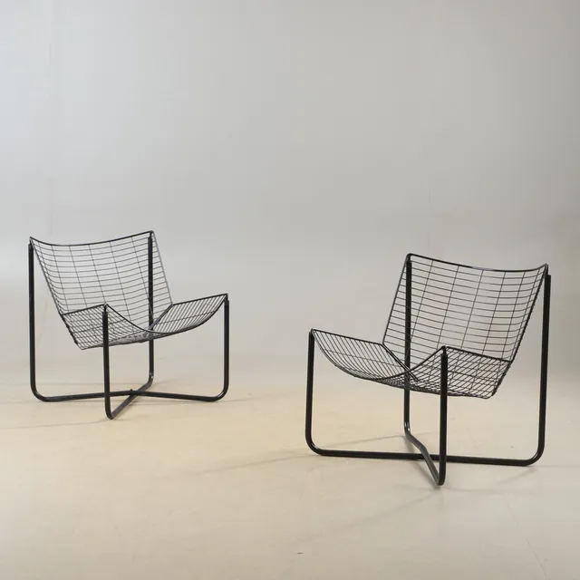 NIELS GAMMELGAARD. STOLAR, 1 par, "Järpen", stål, IKEA, 1980-tal.