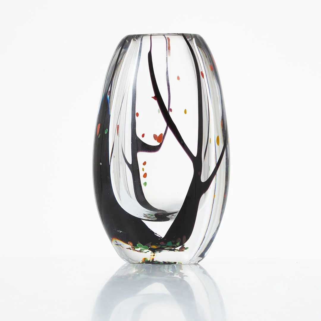 VICKE LINDSTRAND. Vas, "Höst", signerad Kosta LH 1753, 1960-tal. — Utility glass — Stockholms Auktionsverk Magasin 5