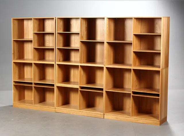 Christian Hvidt for Søborg Møbler. Shelf modules, elmwood (6)