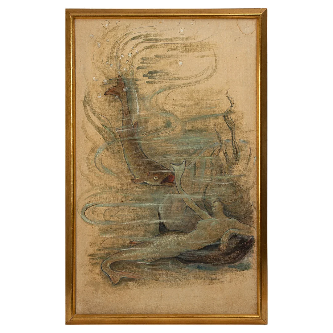 TYRA KLEEN. Tillskriven. Olja på duk. — Paintings — Stockholms Auktionsverk Göteborg