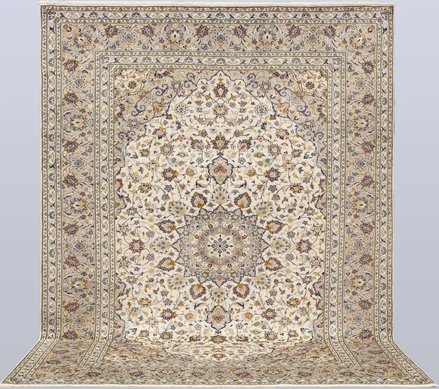 ORIENTMATTA. Ljus Keshan, 333 x 202 cm.