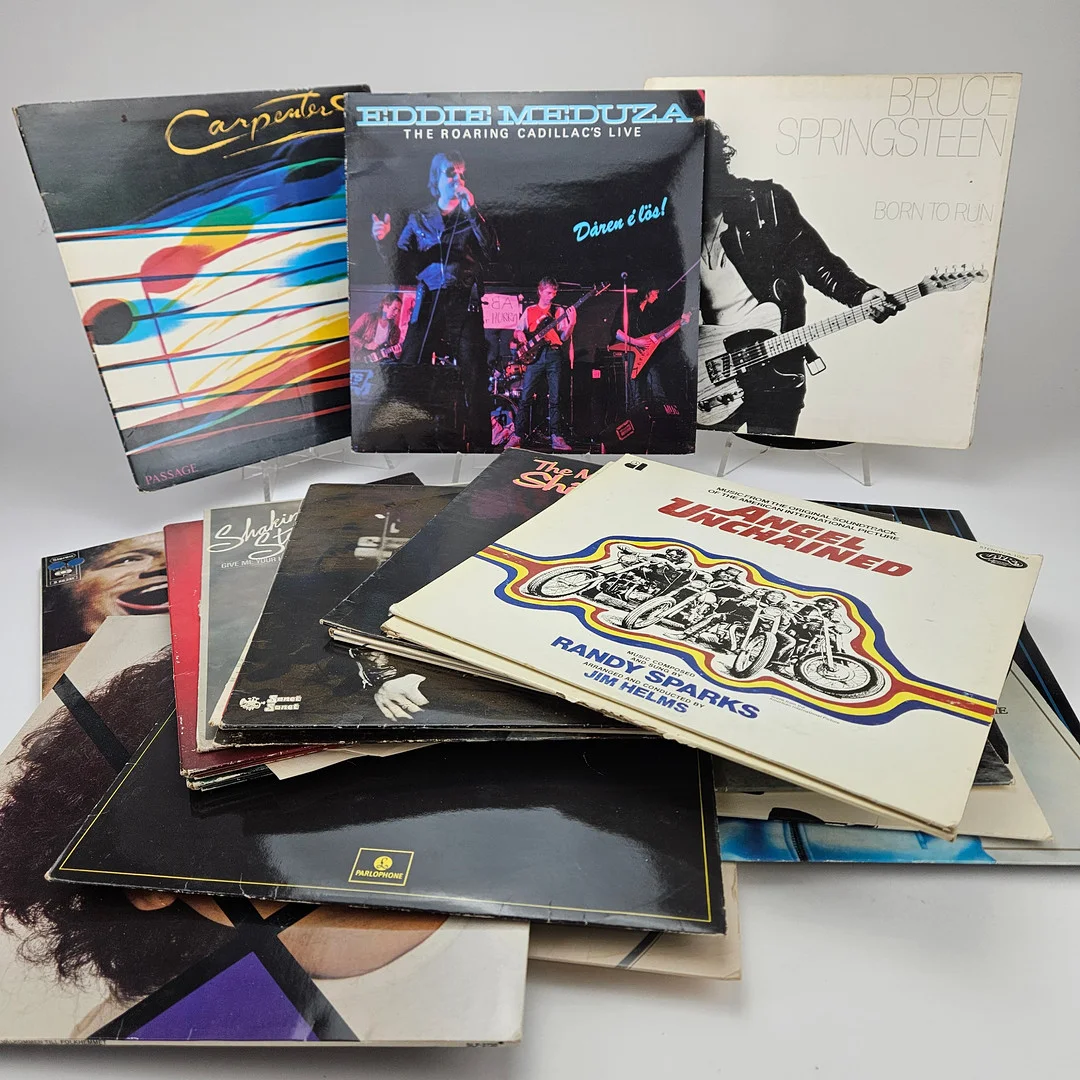 LP-SKIVOR, bland annat rock. — Audio, Vinyl & Hi-Fi — Auktionshuset Thörner & Ek