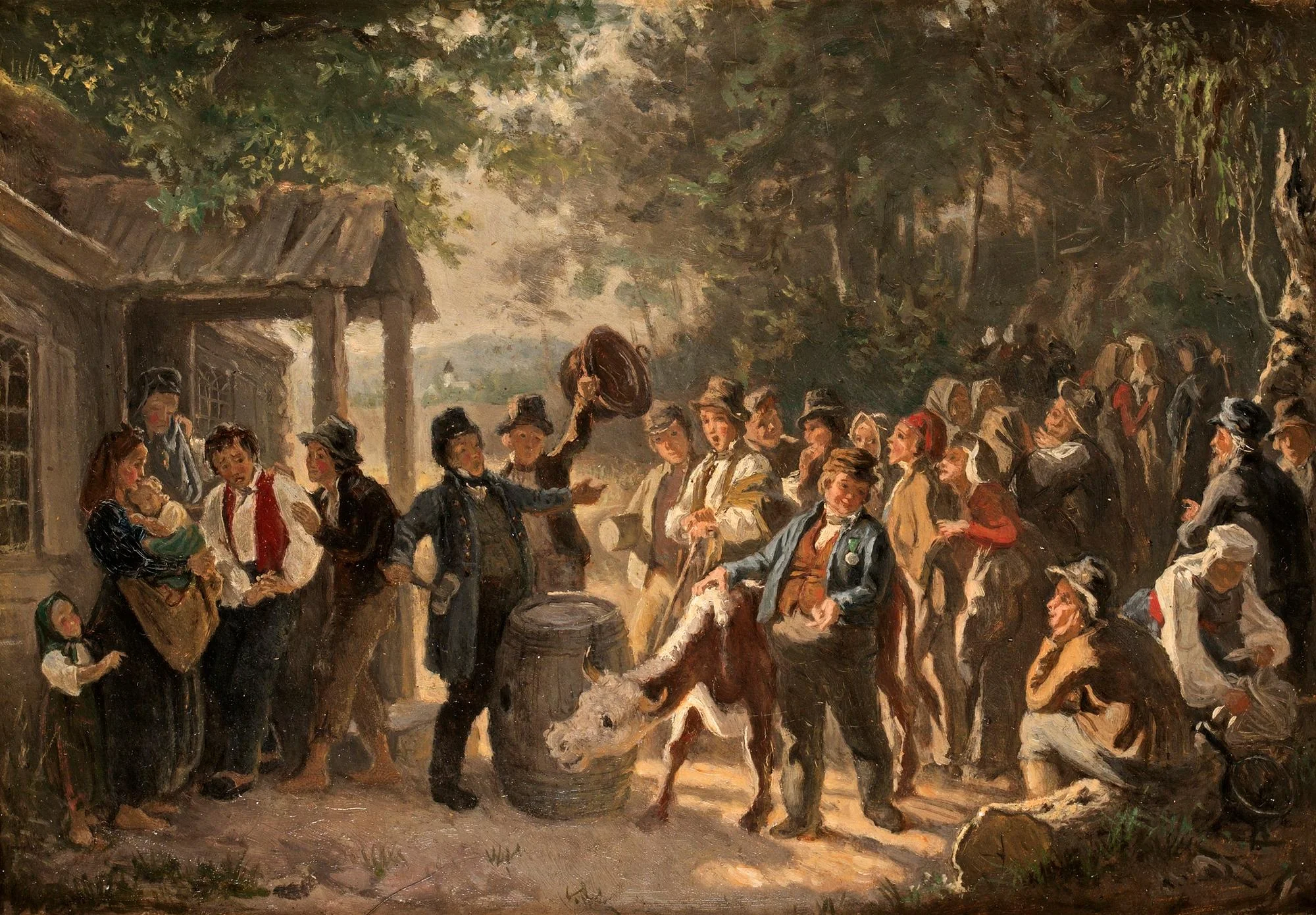 Kilian Zoll, "Utmätningsauktion i Småland". — Bukowskis