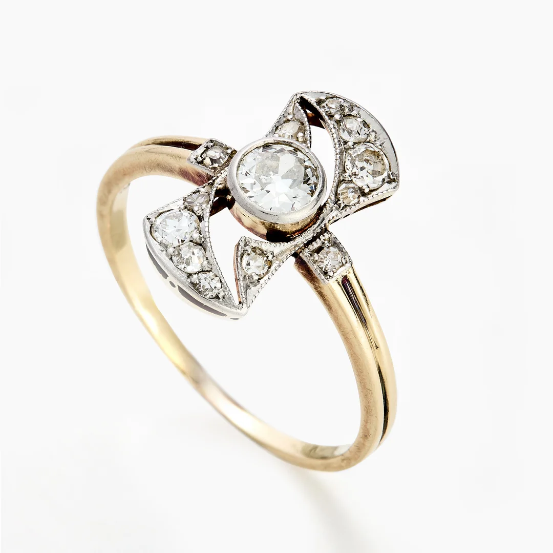 Ring med old-cut og 8/8 diamanter — Ring med old-cut og 8/8 diamanter — Smykker/Smykker — Blomqvist