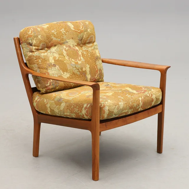 FREDRIK A. KAYSER. Fåtölj, modell 935, Vatne Möbler, Norge, 1960-tal.