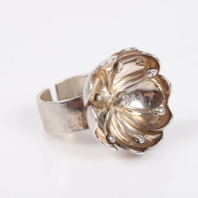 RING, sterlingsilver, Peter von Post, 1973.