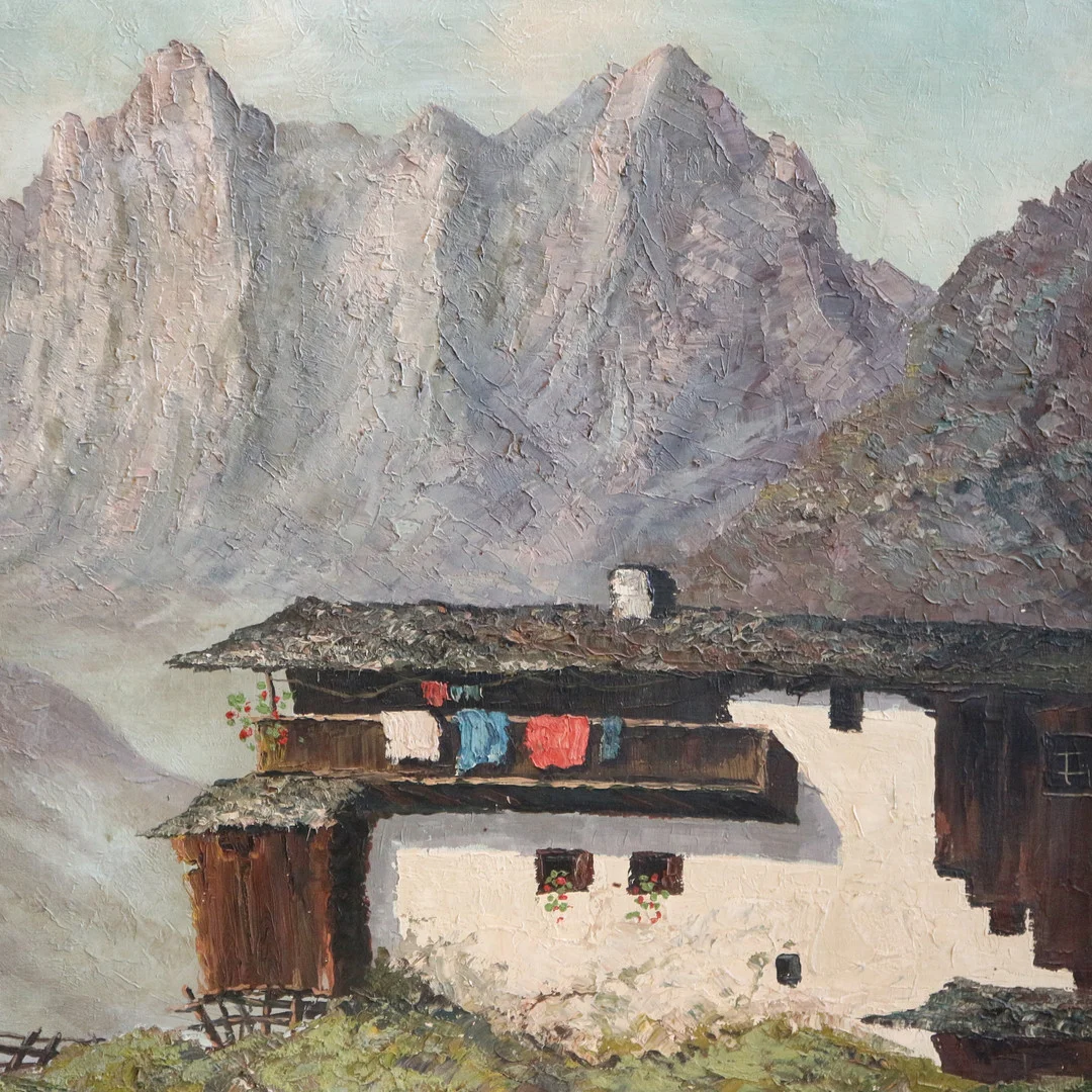 ÖLGEMÄLDE ALPENLANDSCHAFT. — Paintings — Kunst- und Auktionshaus Kleinhenz