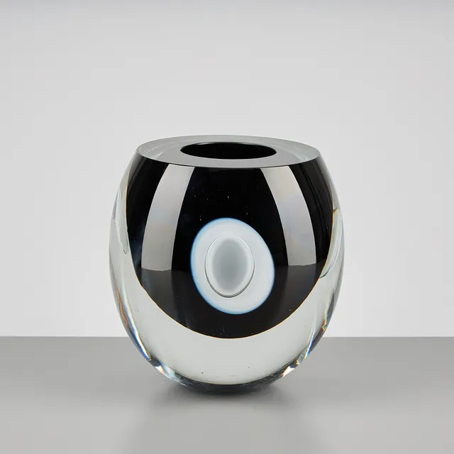 TIMO SARPANEVA. GLASSKULPTUR "Claritas", signerad Timo Sarpaneva, Iittala.