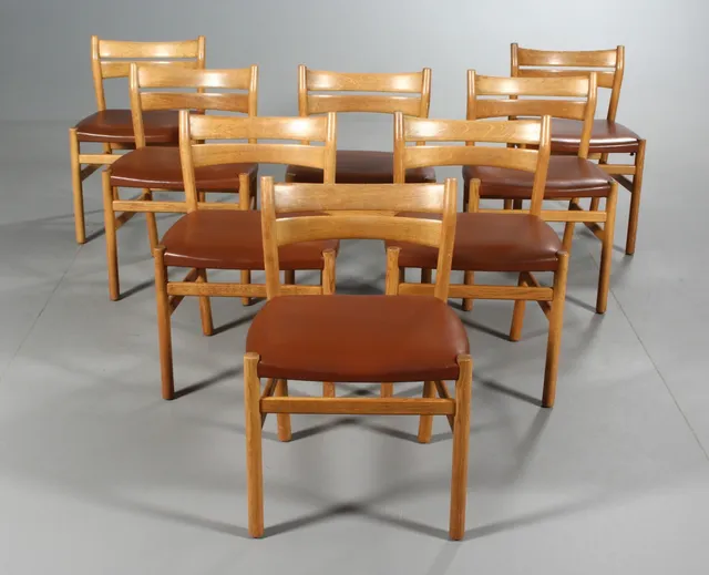 Børge Mogensen. Dining chairs, model BM1 (8)