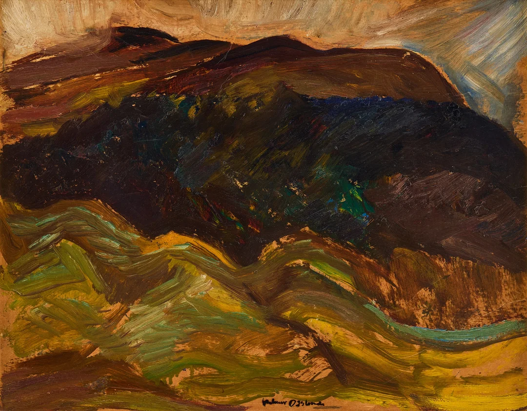 HELMER OSSLUND. Landskap. — Paintings — Stockholms Auktionsverk Fine Art